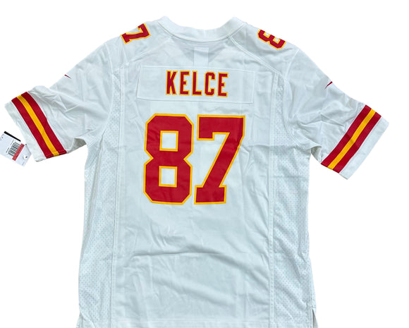 Travis Kelce Kansas City Chiefs White Nike Game Jersey Size Men's Large