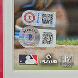 Trea Turner Signed Framed 16x20 Philadelphia Phillies Cream Jersey Photo BAS ITP Sports Integrity