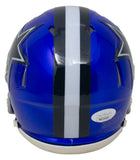 Trevon Diggs Signed Dallas Cowboys Mini Speed Replica Flash Helmet JSA ITP