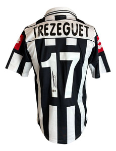 Lotto Juventus TREZEGUET 17 ユニフォーム David Trezeguet Signed Juventus Lotto Soccer Jersey BAS – Sports