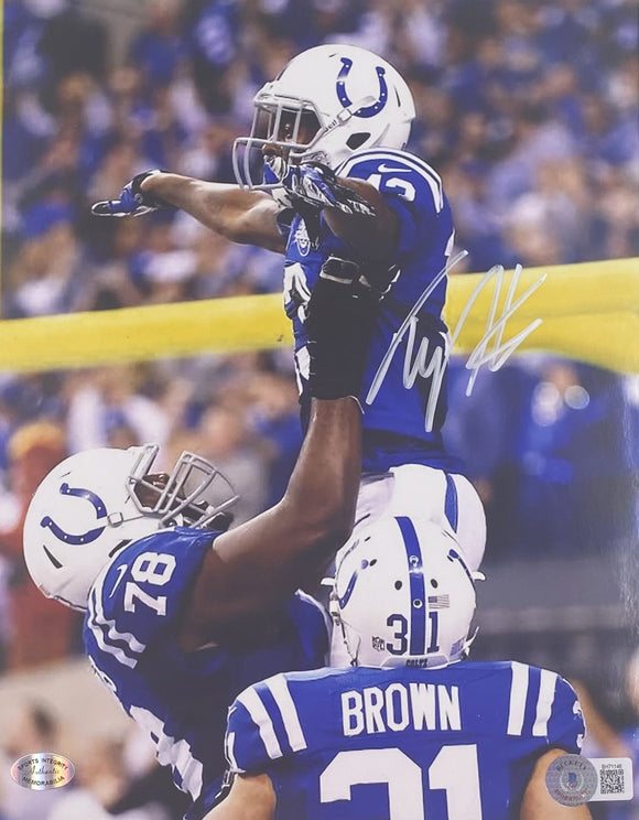 TY Hilton Signed 8x10 Indianapolis Colts Photo BAS Sports Integrity