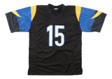 Ty Simpson Los Angeles Signed Black Football Jersey JSA QR