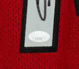 Tyler Herro Miami Signed Red Basketball Jersey JSA
