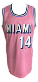 Miami Tyler Herro Signed Pink Pro Style Basketball Jersey JSA Sports Integrity