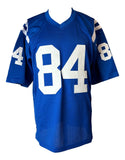 Tyler Warren Indianapolis Signed Blue Football Jersey JSA