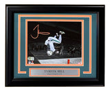 Tyreek Hill Signed Framed 8x10 Miami Dolphins Photo BAS