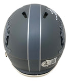 Tyreek Hill Signed Miami Dolphins Slate Mini Speed Helmet BAS
