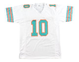 Tyreek Hill Miami Signed White Football Jersey BAS ITP