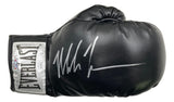 Mike Tyson Signed Black Everlast Right Hand Boxing Glove w/ Deluxe Case JSA Sports Integrity