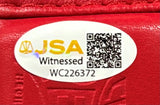 Mike Tyson Signed Left Hand Red Cleto Reyes Boxing Glove JSA QR Hologram