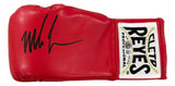 Mike Tyson Signed Left Hand Red Cleto Reyes Boxing Glove BAS