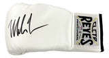 Mike Tyson Signed Left Hand White Cleto Reyes Boxing Glove BAS