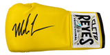 Mike Tyson Signed Left Hand Yellow Cleto Reyes Boxing Glove BAS