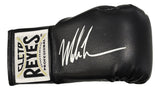 Mike Tyson Signed Right Hand Black Cleto Reyes Boxing Glove JSA QR Hologram