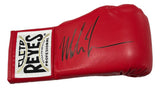 Mike Tyson Signed Right Hand Red Cleto Reyes Boxing Glove JSA QR Hologram