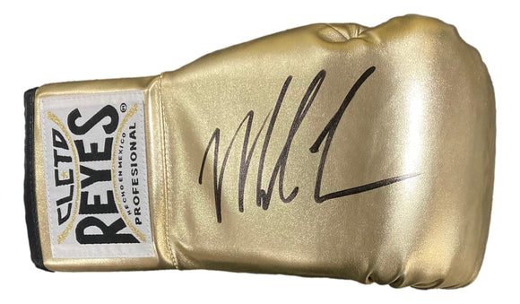 Mike Tyson Signed Right Hand Gold Cleto Reyes Boxing Glove JSA ITP Sports Integrity