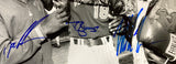 Mike Tyson Doc Gooden Darryl Strawberry Signed 11x14 New York Mets B&W Photo JSA Sports Integrity
