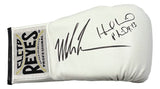 Mike Tyson Evander Holyfield Signed RH White Cleto Reyes Boxing Glove JSA