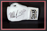 Mike Tyson Evander Holyfield Signed Framed Left Hand White Cleto Reyes Glove JSA