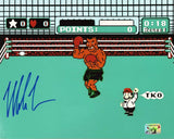 Mike Tyson Signed 8x10 Boxing Punch Out Photo Tyson Hologram