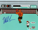 Mike Tyson Signed 8x10 Boxing Punch Out Photo BAS