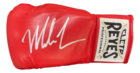 Mike Tyson Signed Left Hand Red Cleto Reyes Boxing Glove JSA ITP Sports Integrity