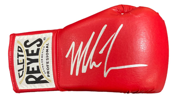 Mike Tyson Signed Right Hand Red Cleto Reyes Boxing Glove JSA ITP Sports Integrity