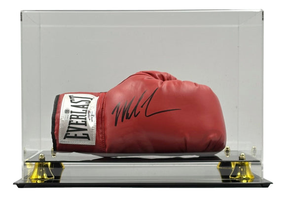 Mike Tyson Signed Red Everlast Right Hand Boxing Glove JSA QR Hologram w/ Case