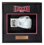Mike Tyson Signed Silver Right Hand Cleto Reyes Boxing Glove Shadowbox JSA Holo