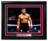 Mike Tyson Signed Framed 16x20 Stare Photo BAS