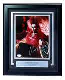 Uma Thurman Signed Framed 8x10 Batman & Robin Poison Ivy Photo JSA