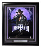 The Undertaker Signed Framed 16x20 WWE Photo JSA Hologram