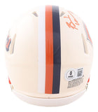 Brian Urlacher Signed Chicago Bears Retro Mini Speed Helmet HOF 18 BAS
