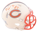 Brian Urlacher Signed Chicago Bears Retro Mini Speed Helmet HOF 18 BAS