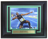 Usain Bolt Signed Framed 8x10 Olympic Track Legend Photo BAS BH033107 - Sports Integrity