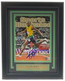 Usain Bolt Signed Framed 8x10 Olympic Track Legend Photo BAS BH033140