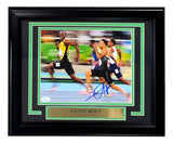 Usain Bolt Signed Framed 8x10 Olympic Track Legend Photo JSA AS71804