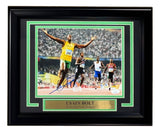 Usain Bolt Signed Framed 8x10 Olympic Track Legend Photo JSA AZ02983