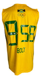 Usain Bolt Signed Jamaica Yellow Puma Track Jersey BAS