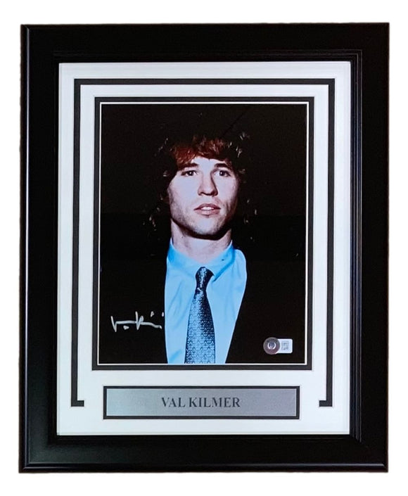 Val Kilmer Signed Framed 8x10 Photo BAS
