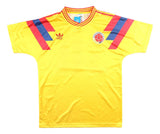 Carlos Valderrama Signed Colombia Adidas Soccer Jersey JSA QR Hologram