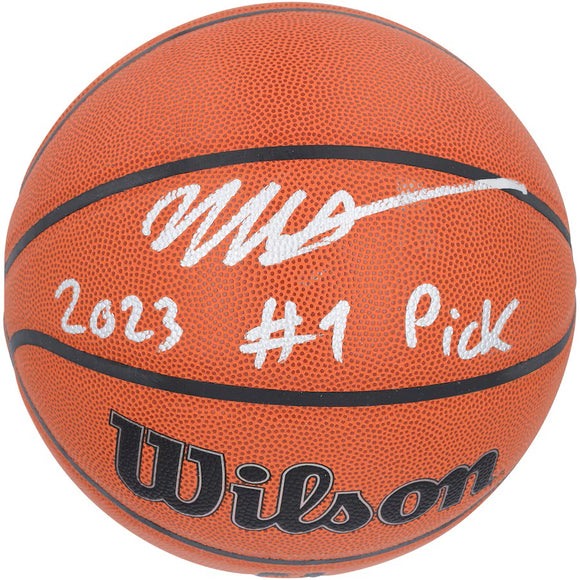 Victor Wembanyama Spurs Signed NBA Wilson I/O Basketball 2023 #1 Pick Fanatics
