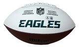 Vince Papale Signed Philadelphia Eagles Logo Football Invincible Inscribed BAS