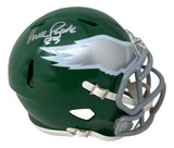 Vince Papale Signed Philadelphia Eagles Mini Speed Helmet BAS