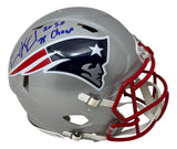 Vince Wilfork Signed Patriots Full Size Authentic Speed Helmet 2x SB Champs BAS