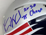 Vince Wilfork Signed Patriots Full Size Authentic Speed Helmet 2x SB Champs BAS