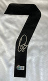A large black number 7 with Vinicius Junior’s autograph and a BAS authentication sticker appears on this white Real Madrid Adidas soccer jersey from Sports Integrity.