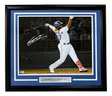 Vladimir Guerrero Jr. Signed Framed Toronto Blue Jays 16x20 Baseball Photo BAS