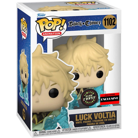 Luck Voltia Black Clover Limited Edition Glow Chase Funko Pop Vinyl Figure #1102