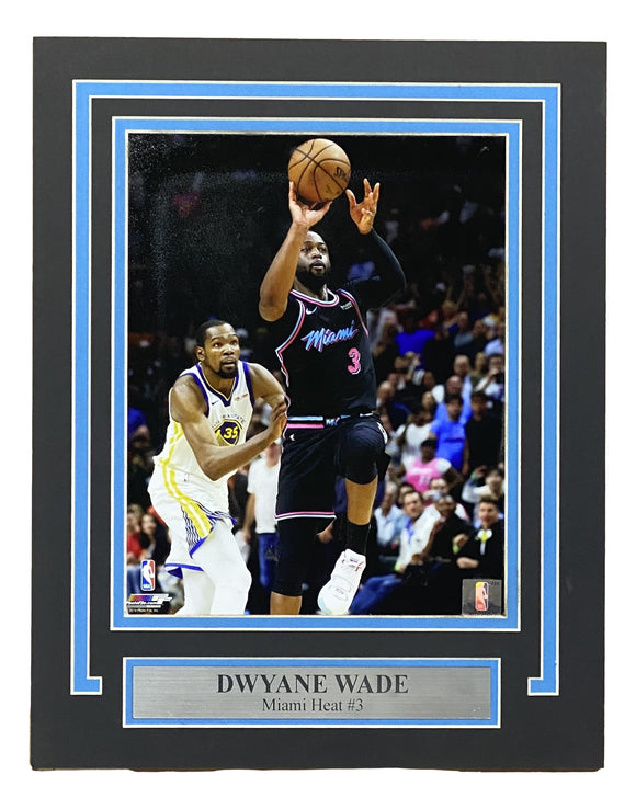 Dwayne Wade Matted 8x10 Miami Heat Photo Sports Integrity